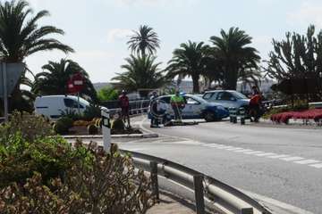 Atropello de un ciclista en la circunvalación de Telde/TA.
